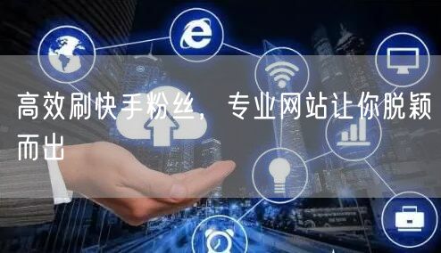 高效刷快手粉丝，专业网站让你脱颖而出
