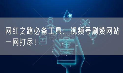 网红之路必备工具：视频号刷赞网站一网打尽！